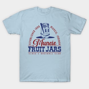 Muncie Fruit Jars Baseball T-Shirt